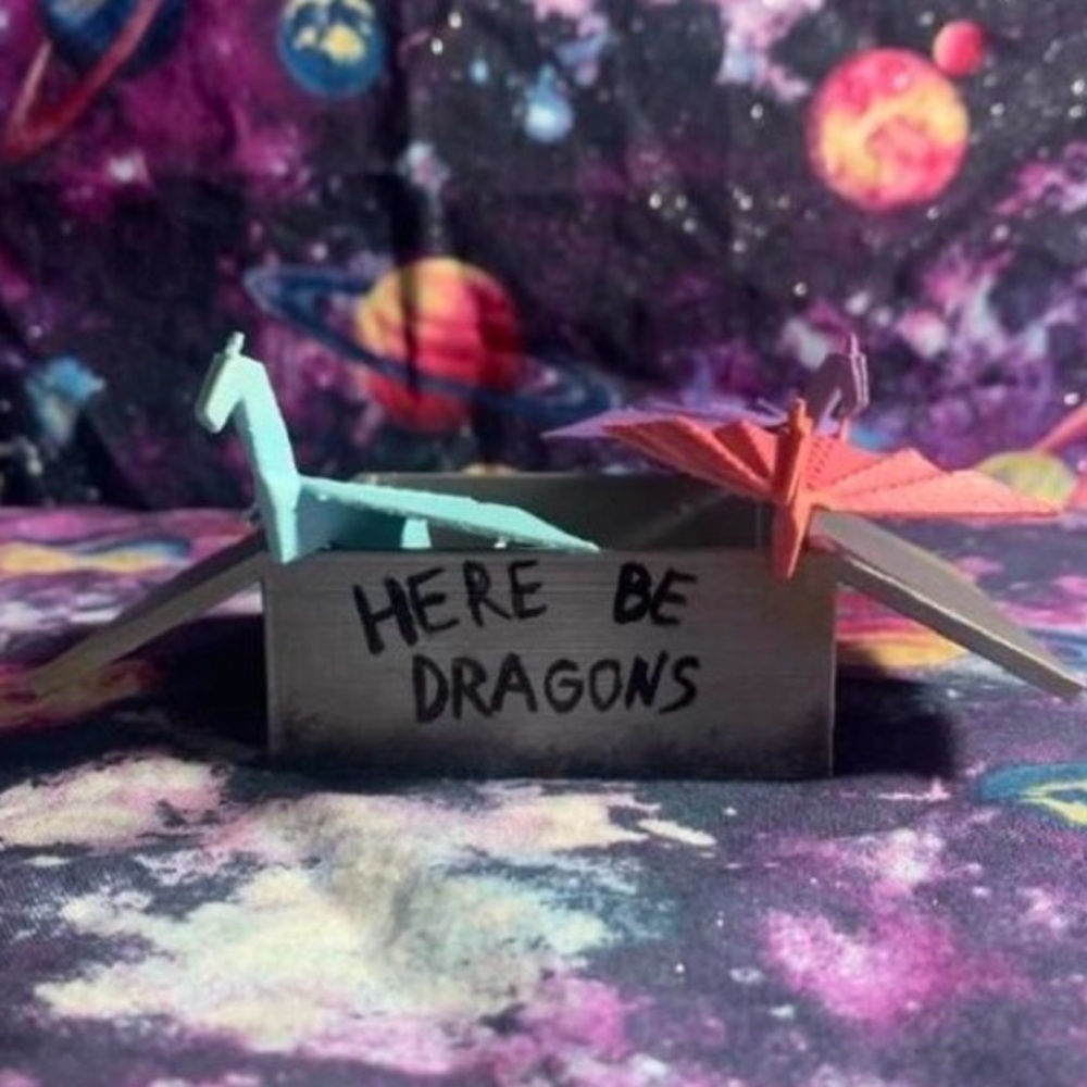 SCP-1762 Here Be Dragons Painted PLA Figures
